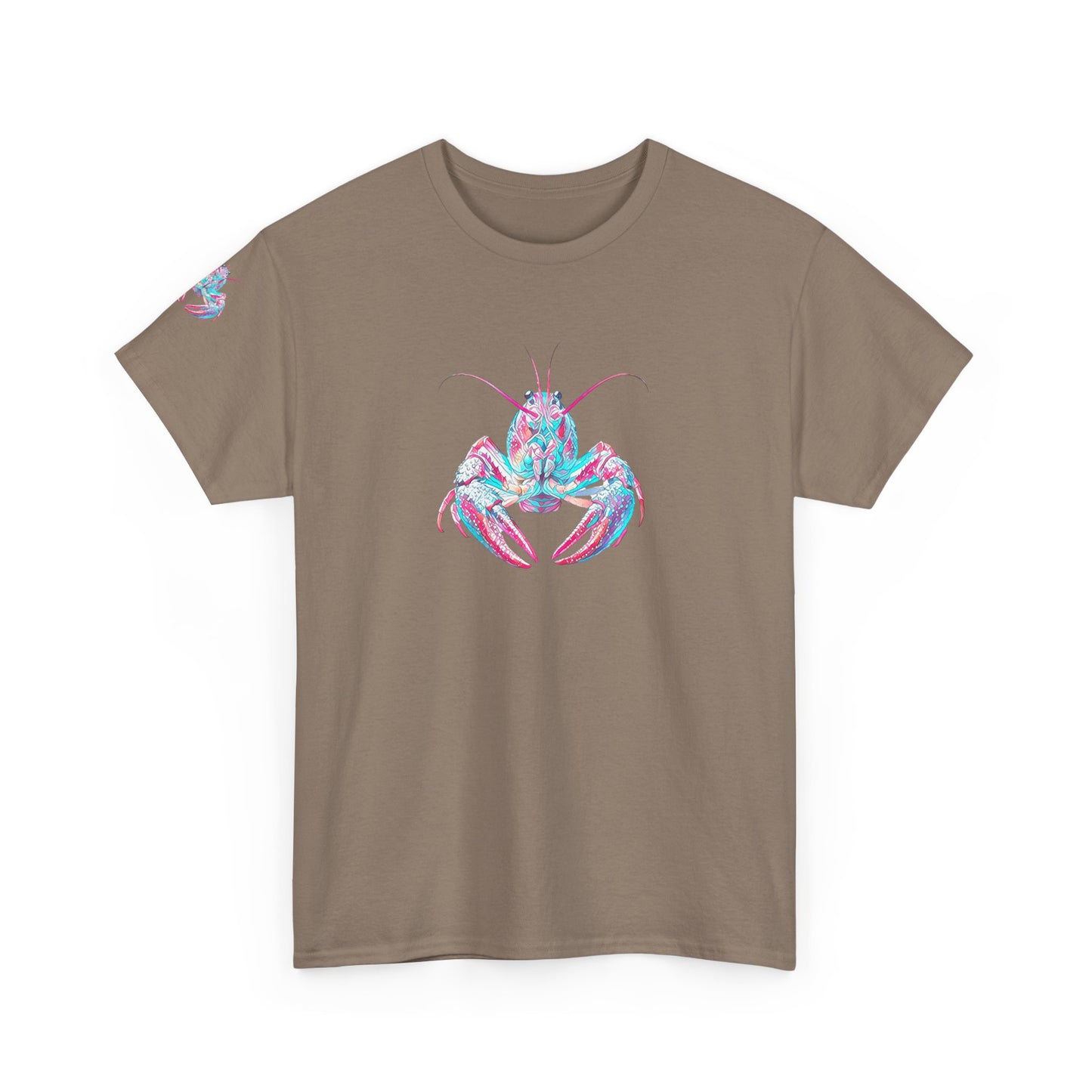 Unisex Heavy Cotton Tee, Abstract Girly Girl's Crawfish Season, Life on the Bayou Collection