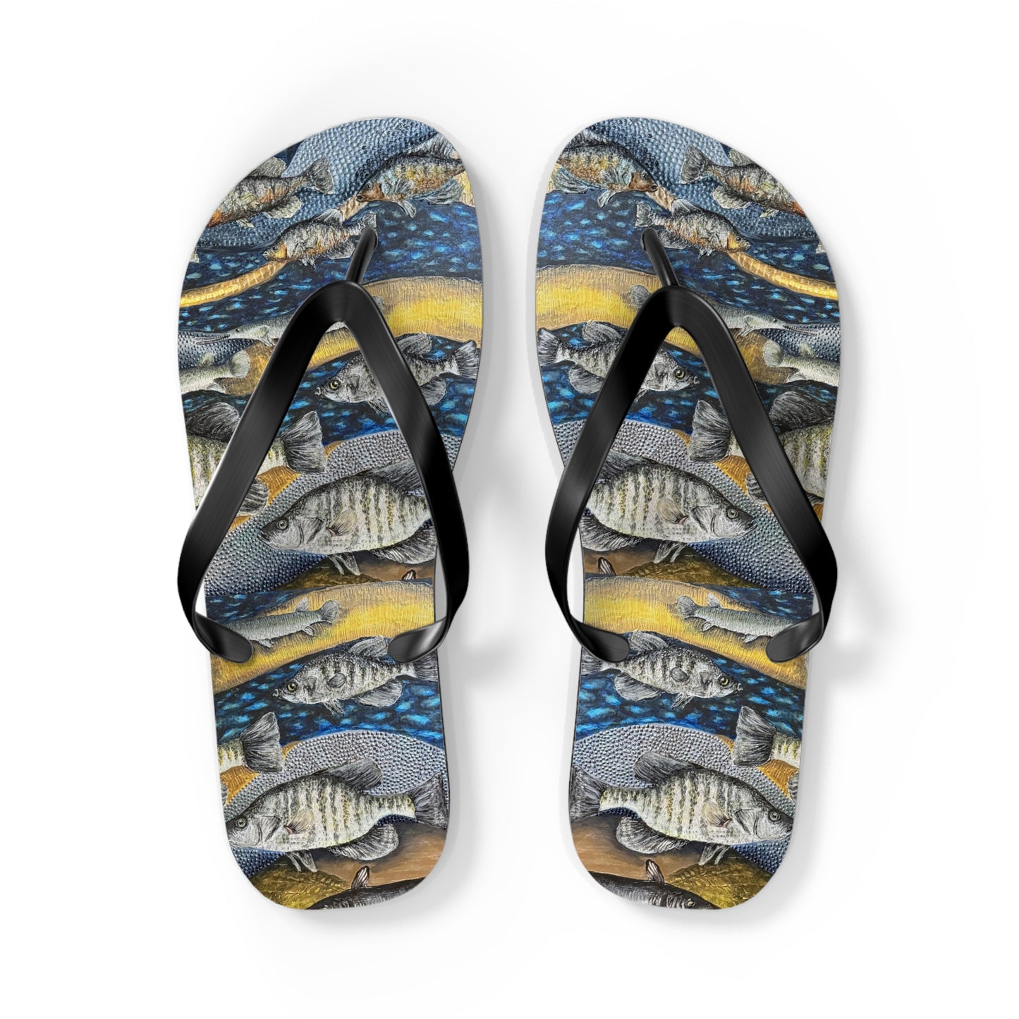 Flip Flops, Honey Hole, Fishing, FrediFreds Home Collection
