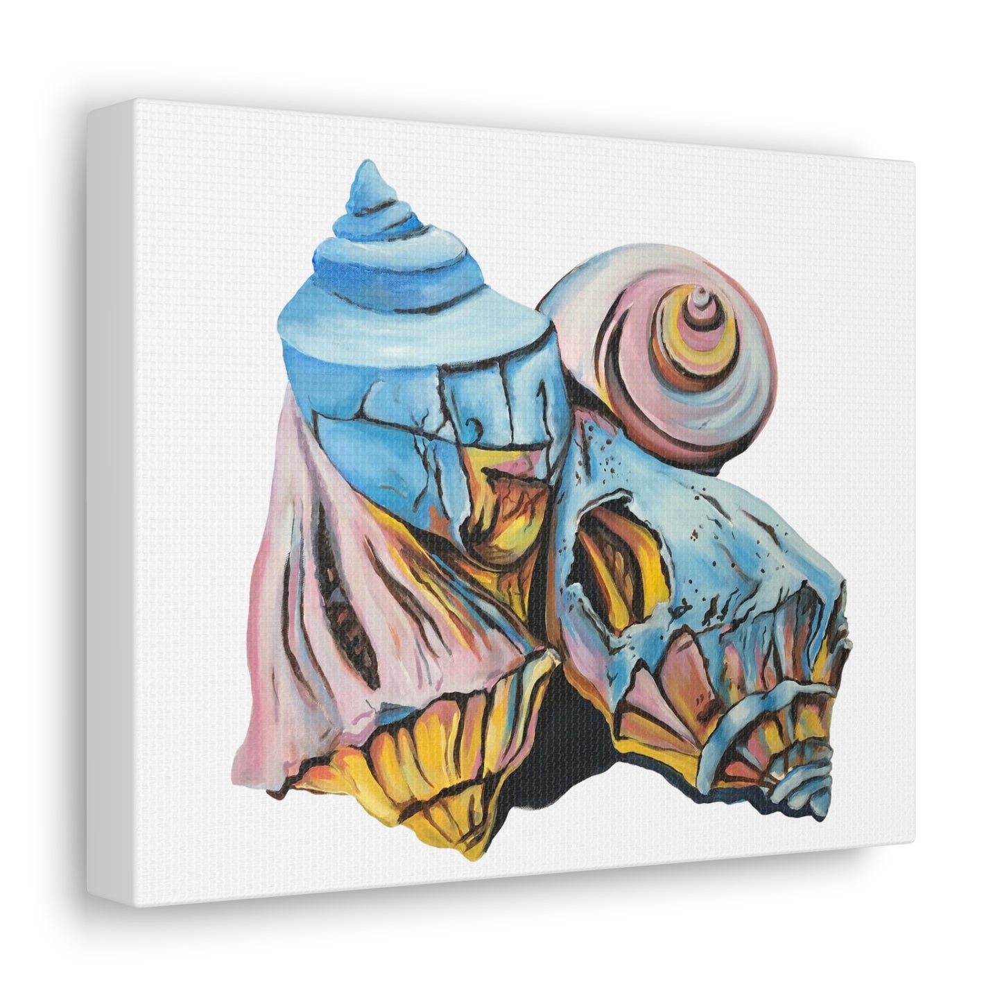 Canvas Gallery Wraps, Artsy Beach Shells, Beachwalker Club Collection