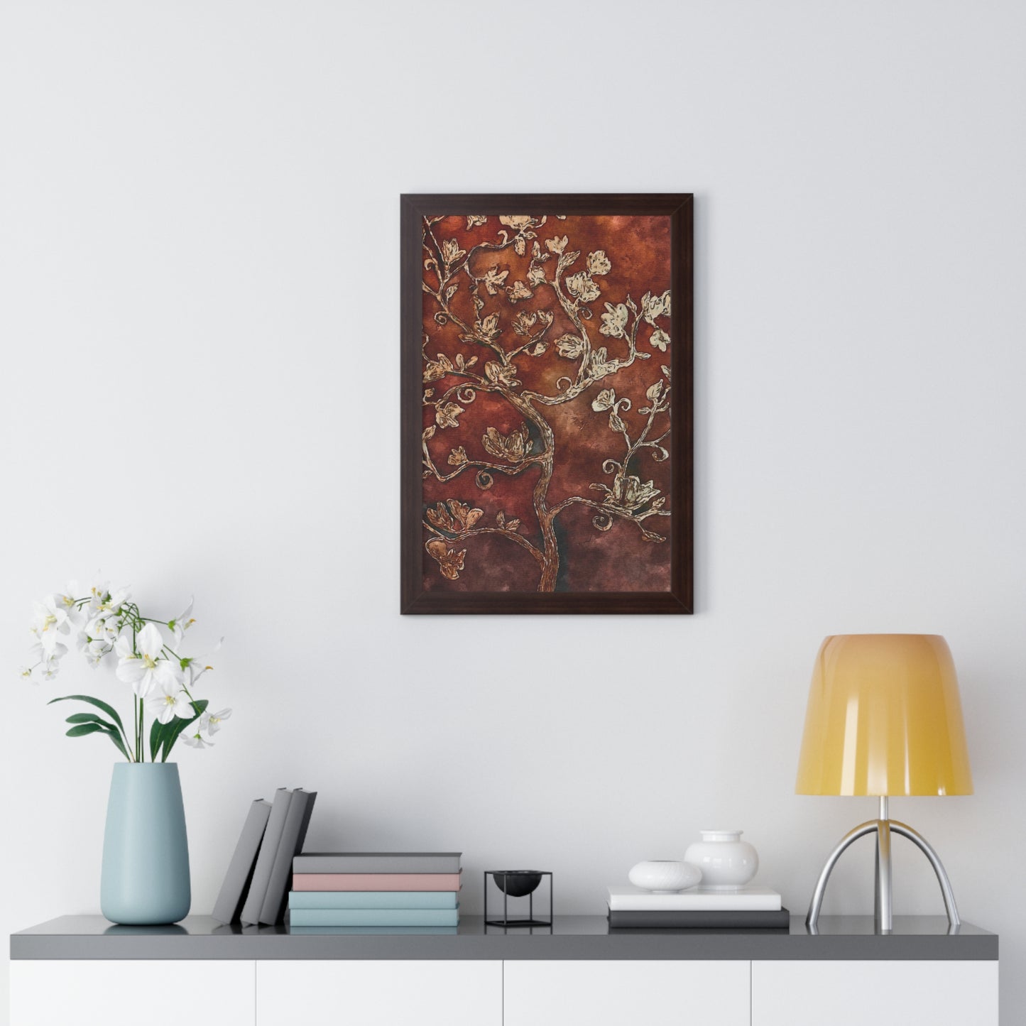 Framed Vertical Poster, Tree of Life, FrediFreds Home Collection