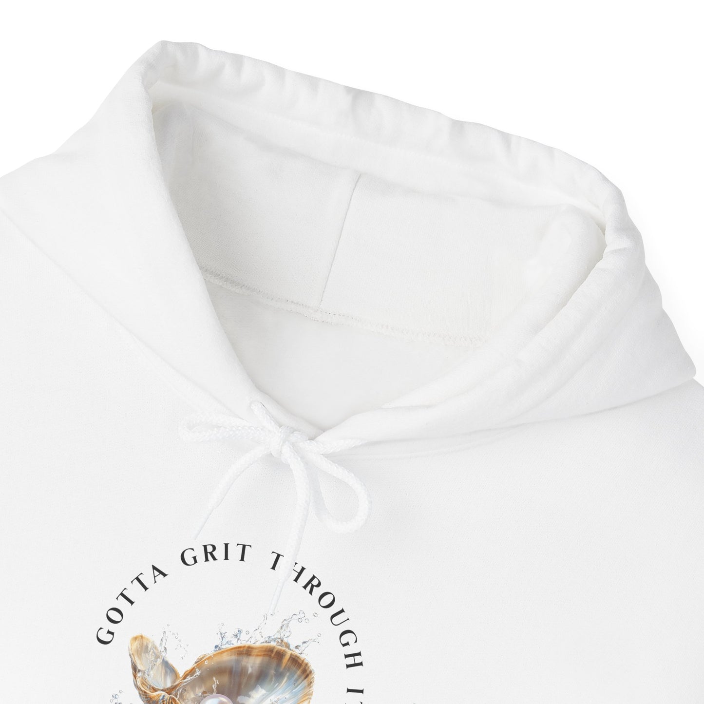 Unisex Heavy Blend™ Hooded Sweatshirt, Grit Prevails, Gotta Grit Through It Collection