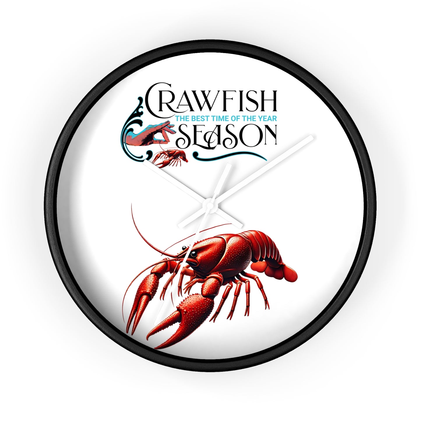 Wall Clock, Crawfish Season, Life on the Bayou Collection