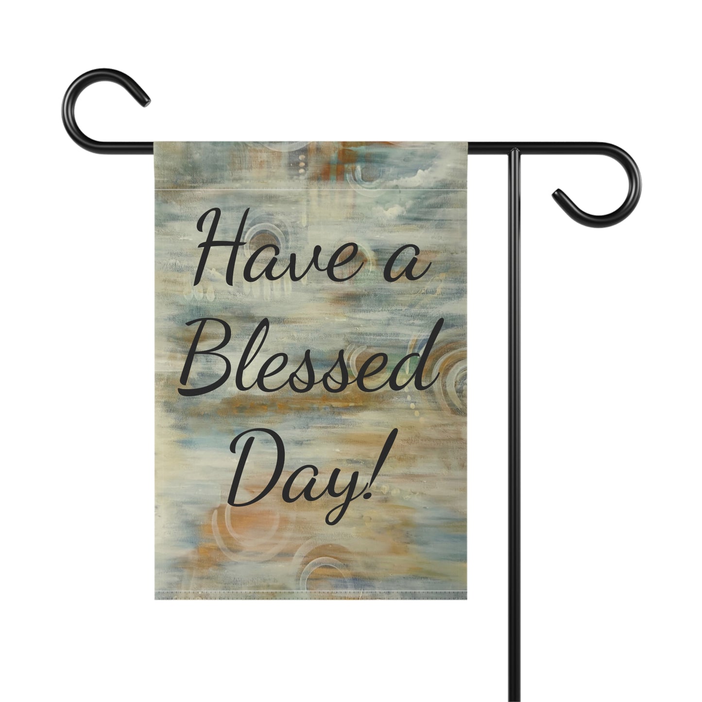 Garden & House Banner, Have a Blessed Day, FrediFreds Home Collection