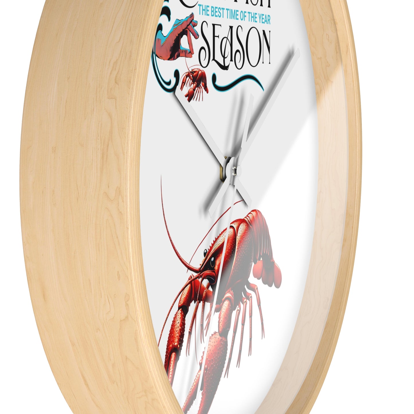 Wall Clock, Crawfish Season, Life on the Bayou Collection