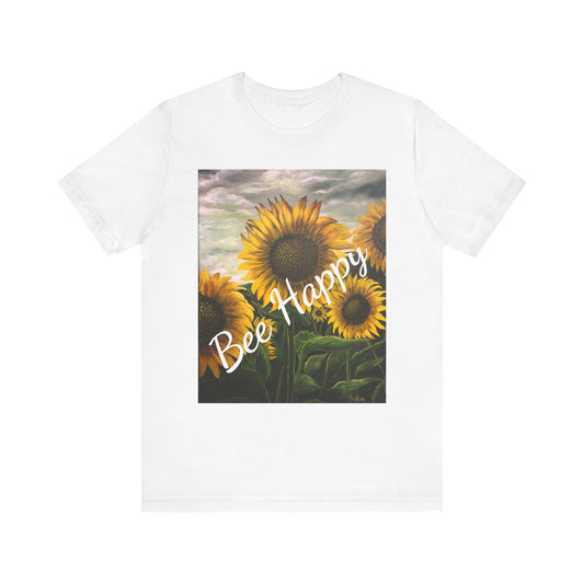 Unisex Jersey Short Sleeve Tee, Sunflowers, FrediFreds Home Collection