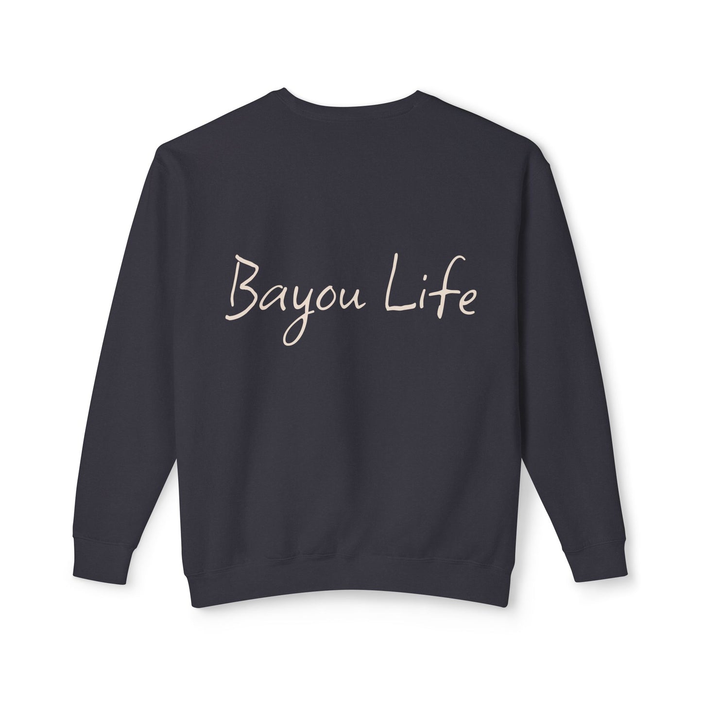 Unisex Lightweight Crewneck Sweatshirt, Life on the Bayou