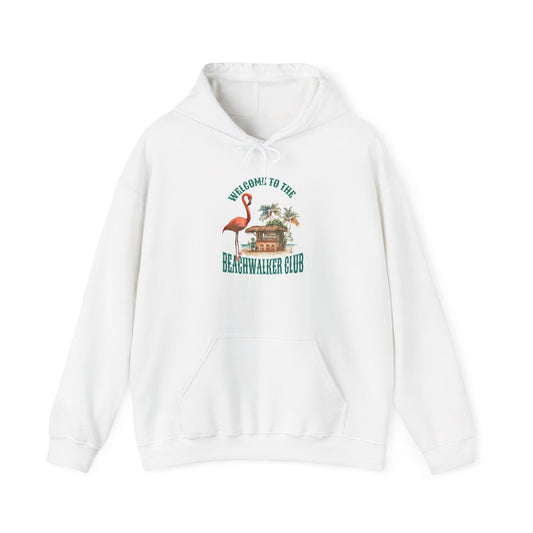 Unisex Heavy Blend™ Beachwalker Club" Designed Hooded Sweatshirt