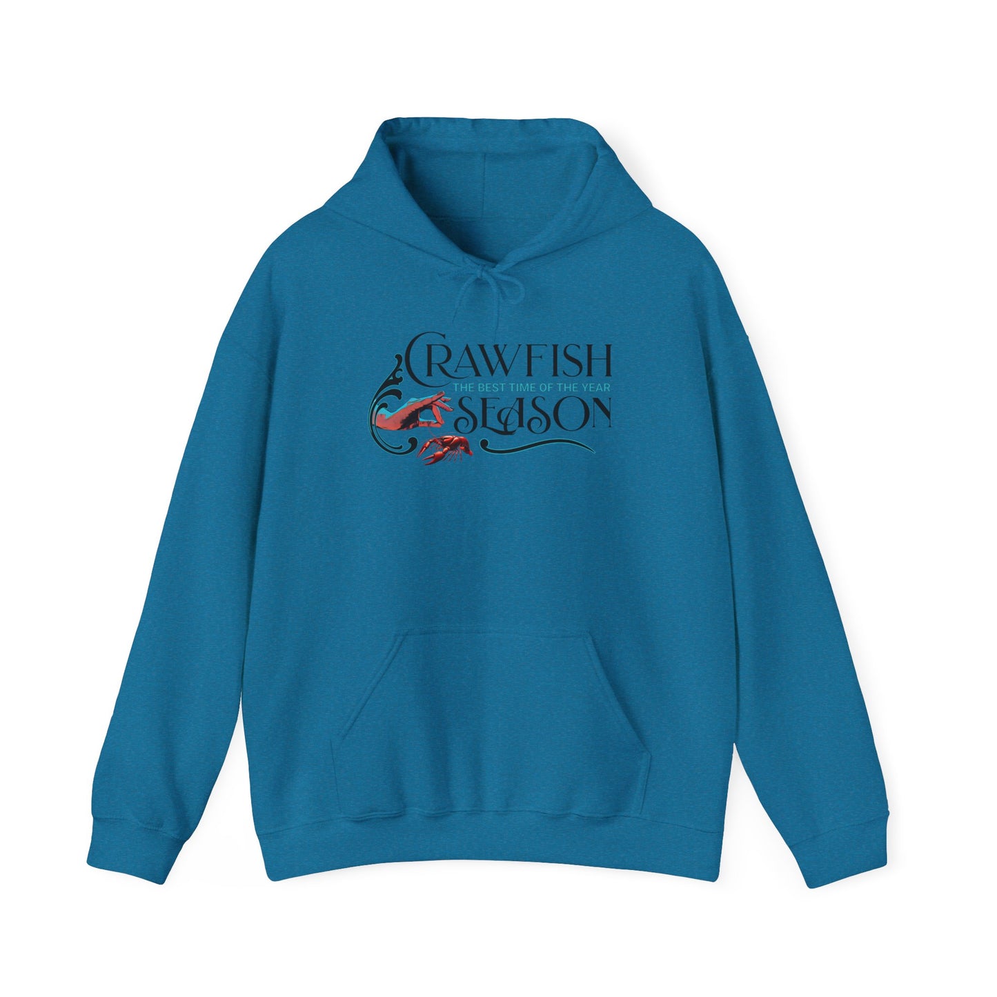 Unisex Heavy Blend™ Hooded Sweatshirt, Crawfish Season, Life on the Bayou Sweatshirt