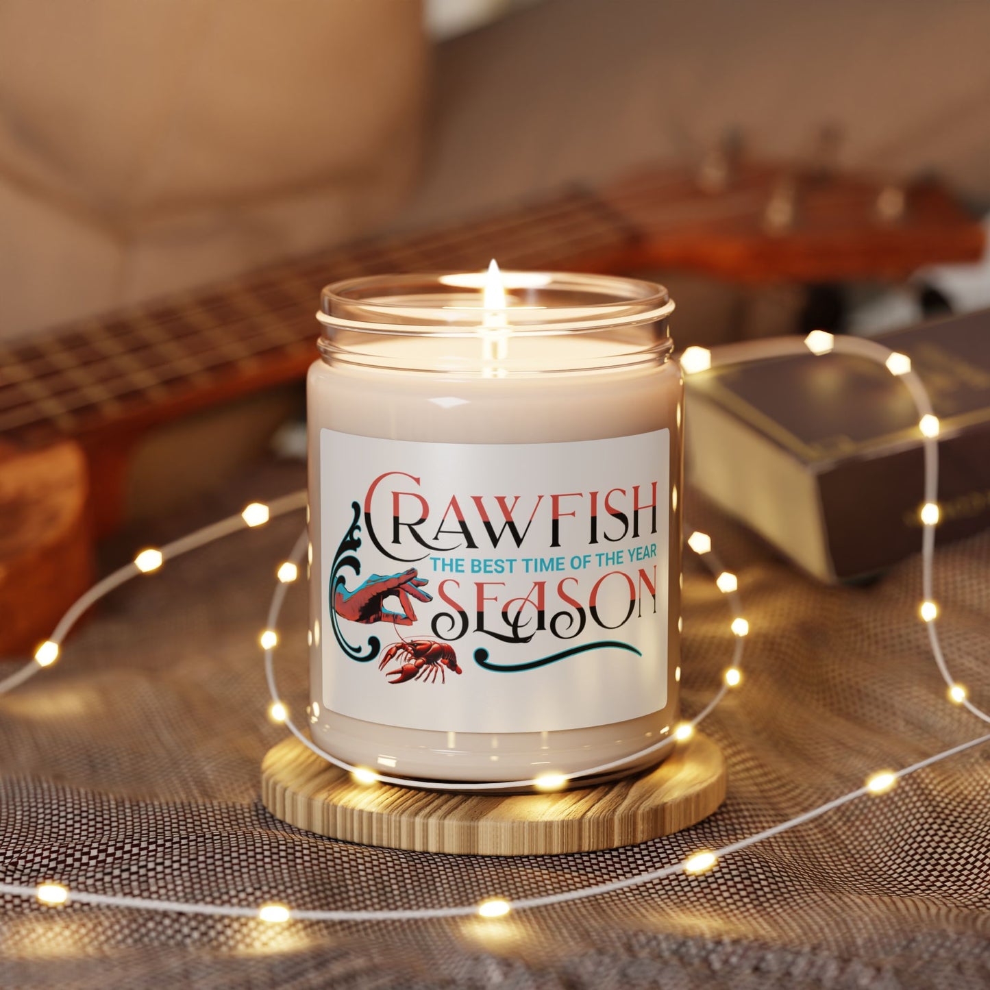 Scented Soy Candle, 9oz, The Best Time of the Year, Crawfish Season