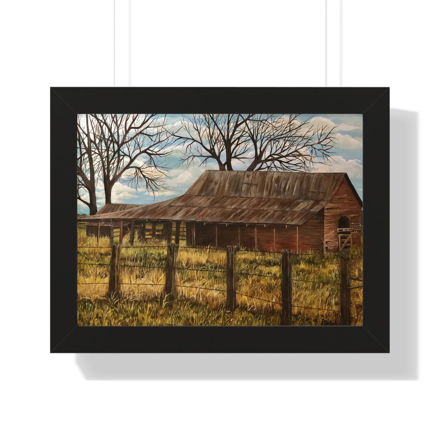 Framed Horizontal Poster, Ole Homeplace, FrediFreds Home Collection