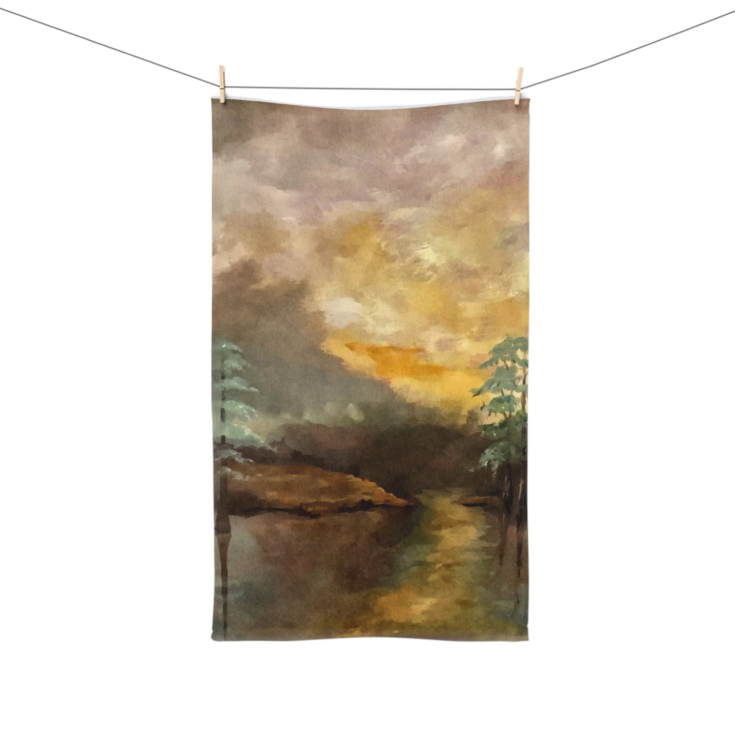 Hand Towel, Moon Lake, FrediFreds Home Collection