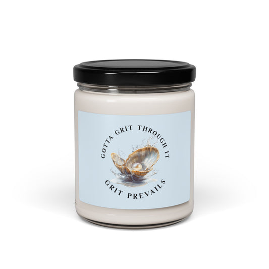 Scented Soy Candle, 9oz, Grit Prevails, Gotta Grit Through It Collection