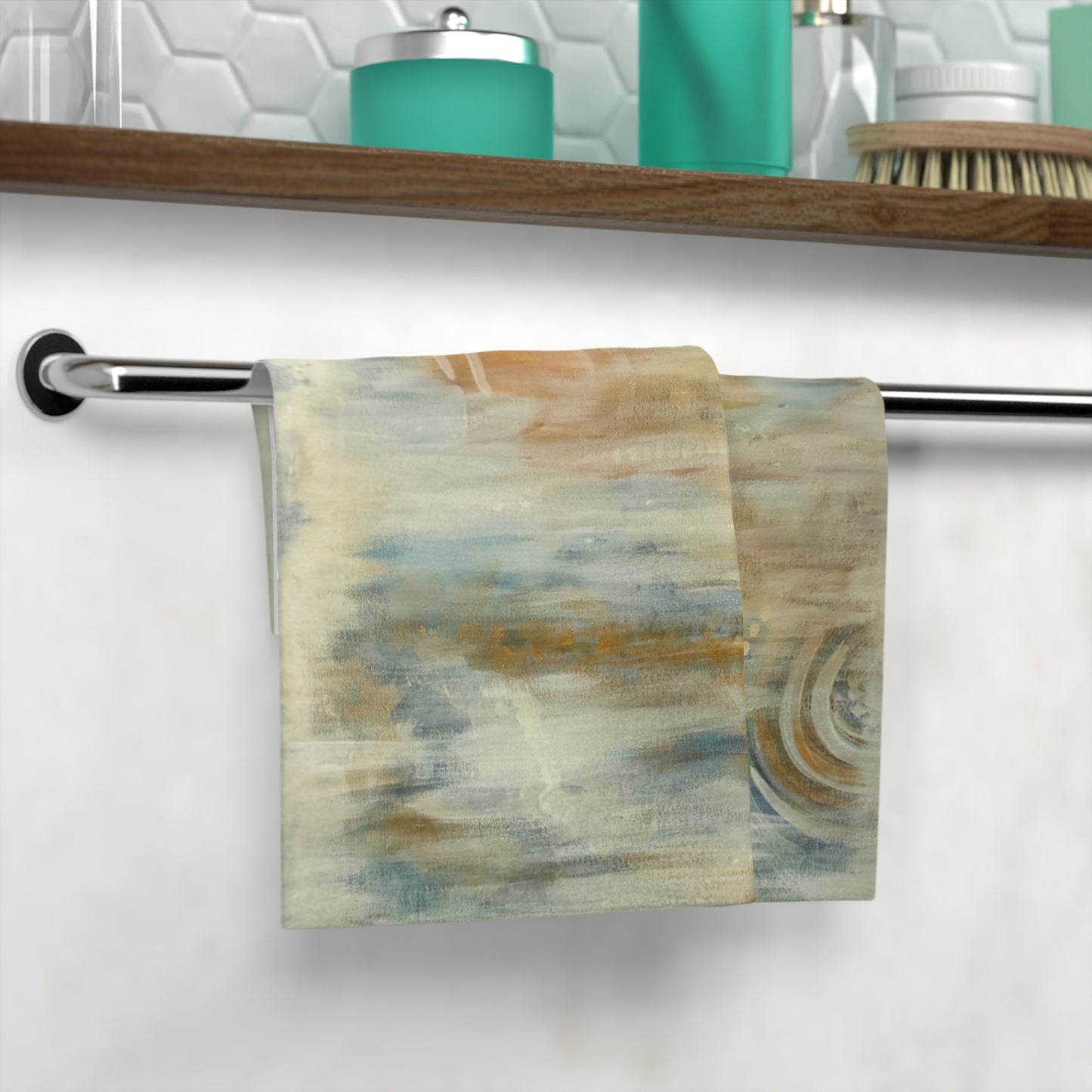 Face Towel, Abstract Neutrals, FrediFreds Home Collection