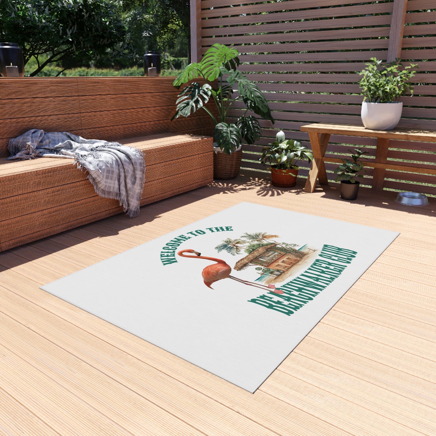 Outdoor Rug, Coastal, "Beachwalker Club Collection