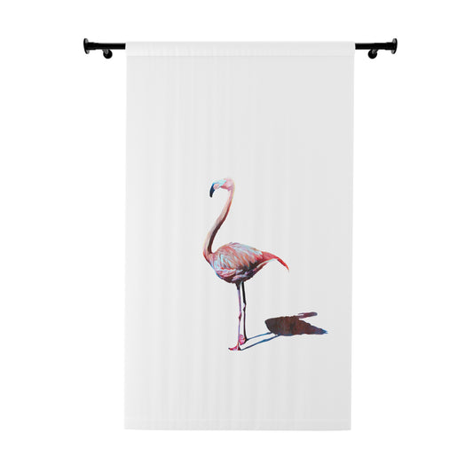 Window Curtains (1 Piece), Flamingo, Beachwalker Club Collection