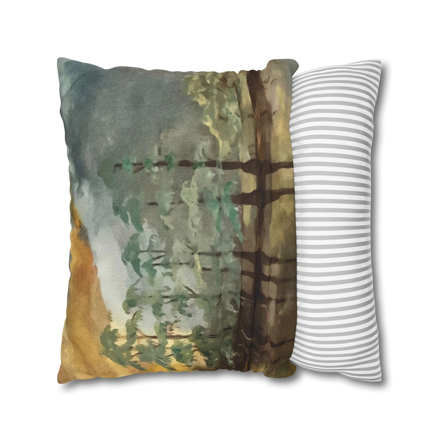 Spun Polyester Square Pillowcase, Moon Lake, FrediFreds Home Collection