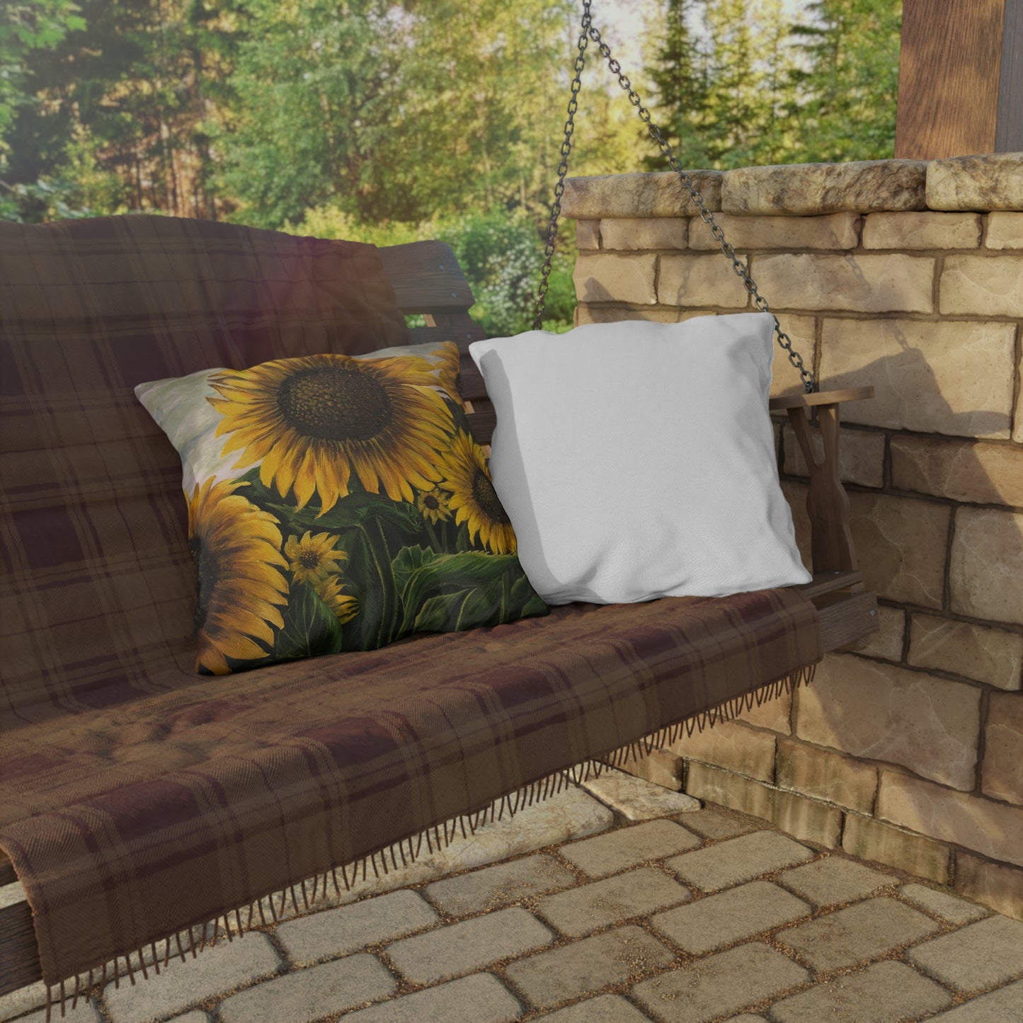 Outdoor Pillows, Sunflowers