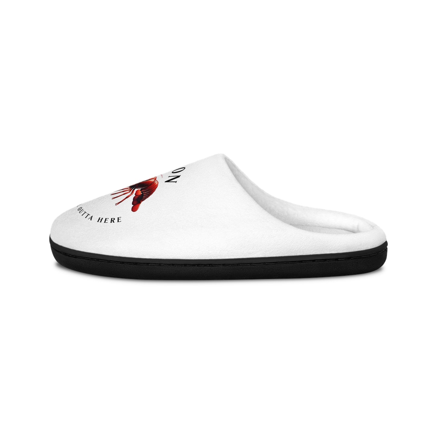 Women's Indoor Slippers, Humorous, Crawfish Themed Design with Life on the Bayou Collection