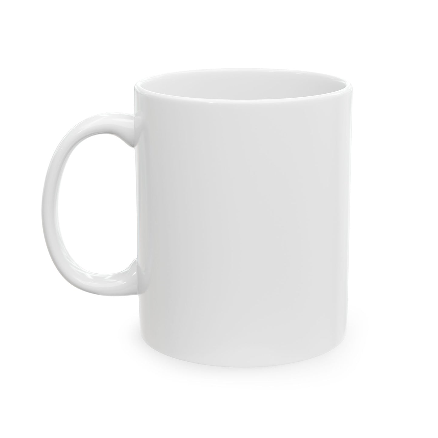 Ceramic Mug, (11oz, 15oz) With Printed Design "Grit Prevails"