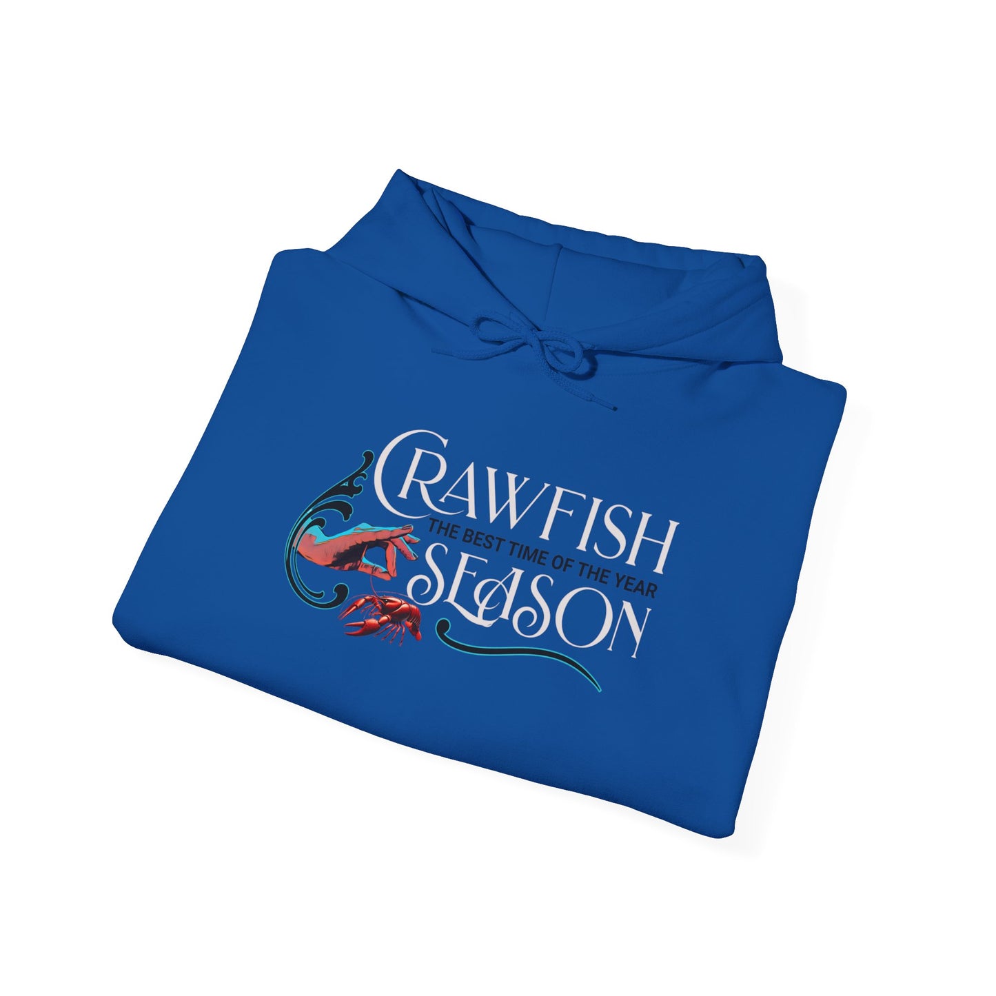 Unisex Heavy Blend™ Hooded Sweatshirt, Crawfish Season, Life on the Bayou Sweatshirt