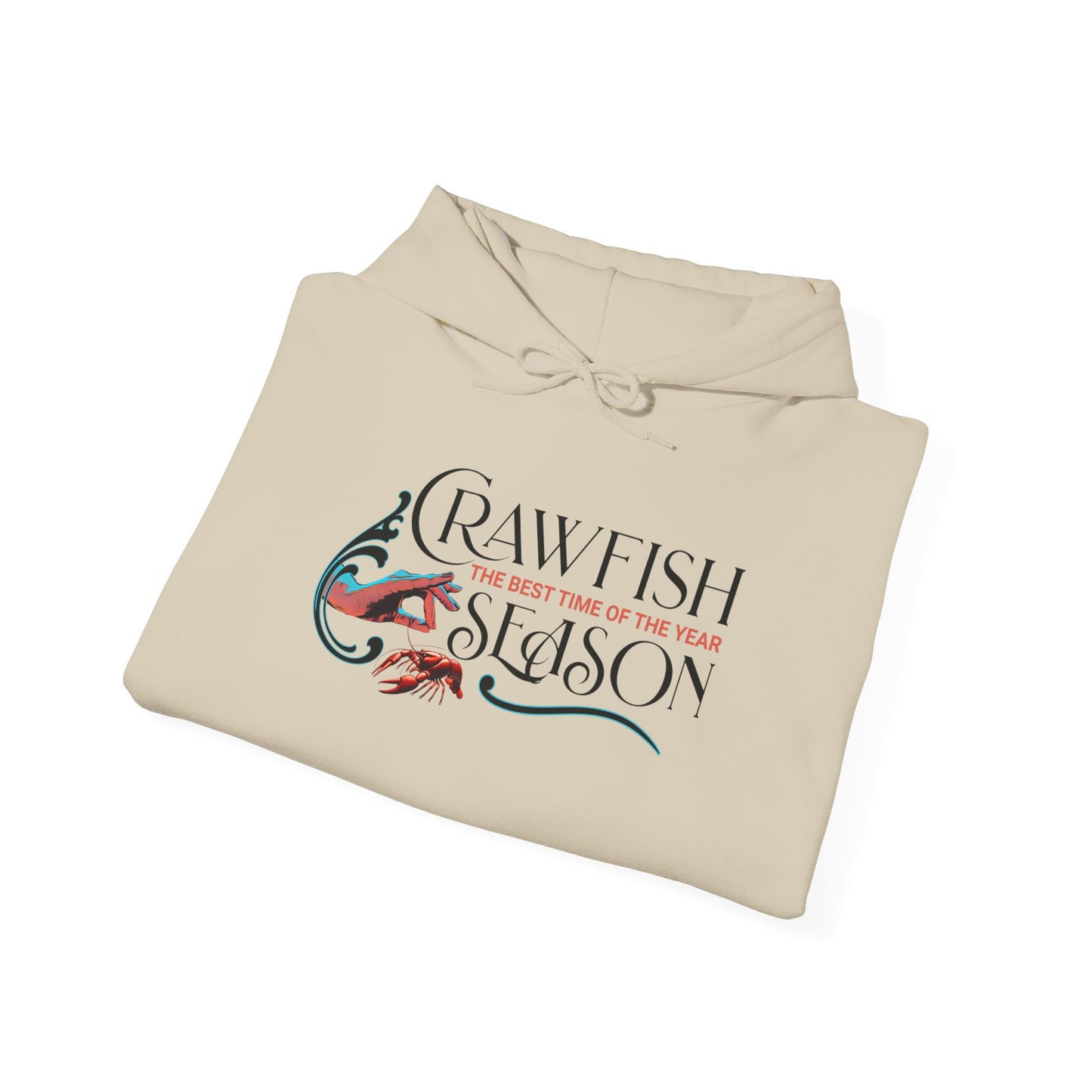 Unisex Heavy Blend™ Hooded Sweatshirt, Crawfish Season, Life on the Bayou Sweatshirt