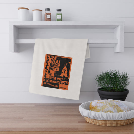 Tea Towels (cotton, poly) "Prayer Warrior ", FrediFreds Home Collection