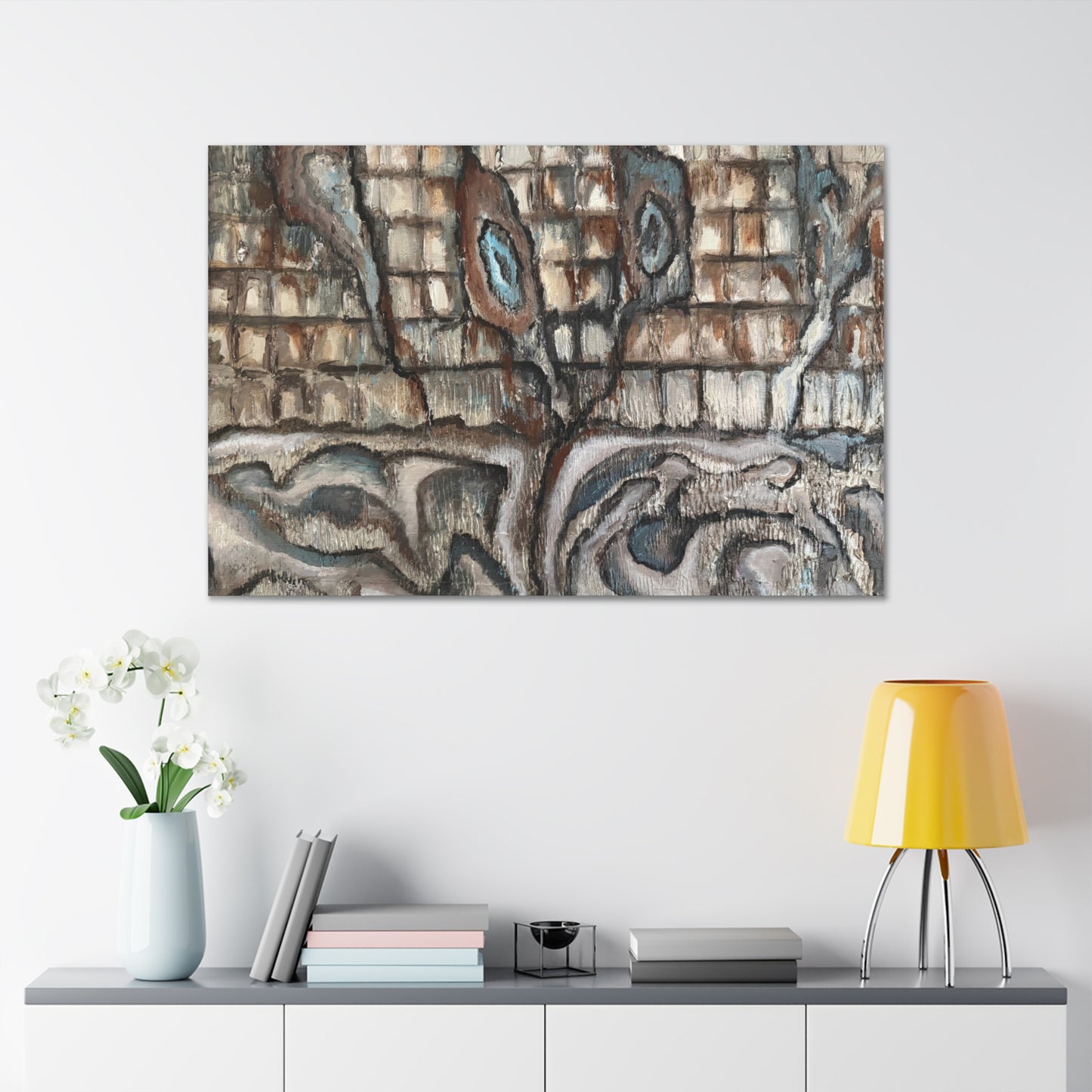 Canvas Gallery Wraps, Oyster Shells Abstract, FrediFreds Home Collection