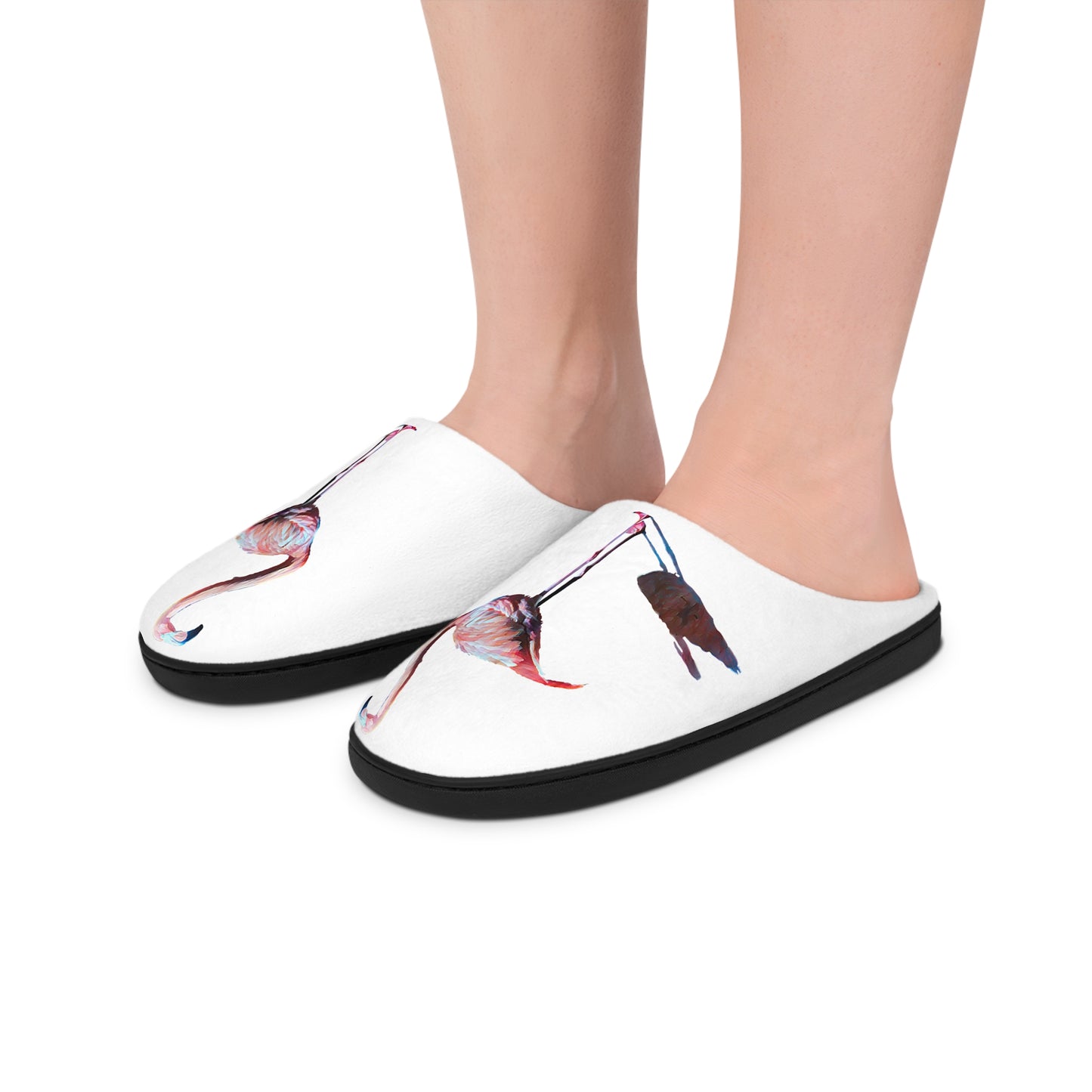 Women's Indoor Slippers, Flamingo, Beachwalker Club Collection