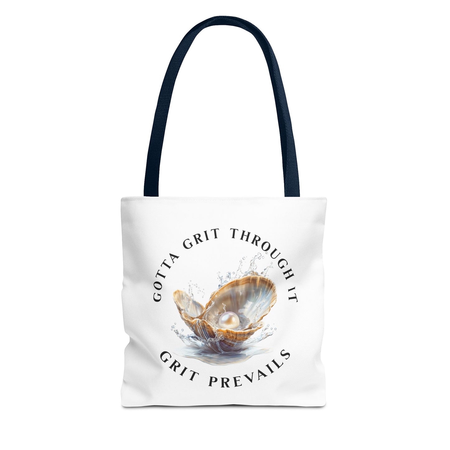 Tote Bag (AOP) "Gotta Grit Through It"