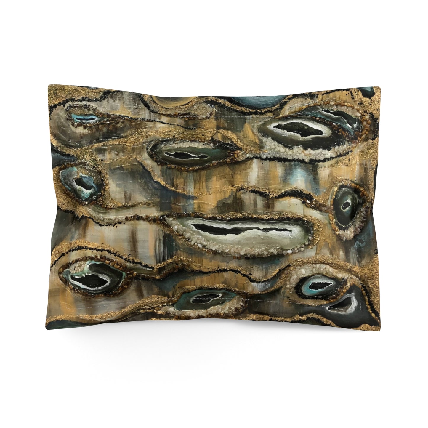 Microfiber Pillow Sham, Earth Tones, Creek Bed, Life on the Bayou Collection