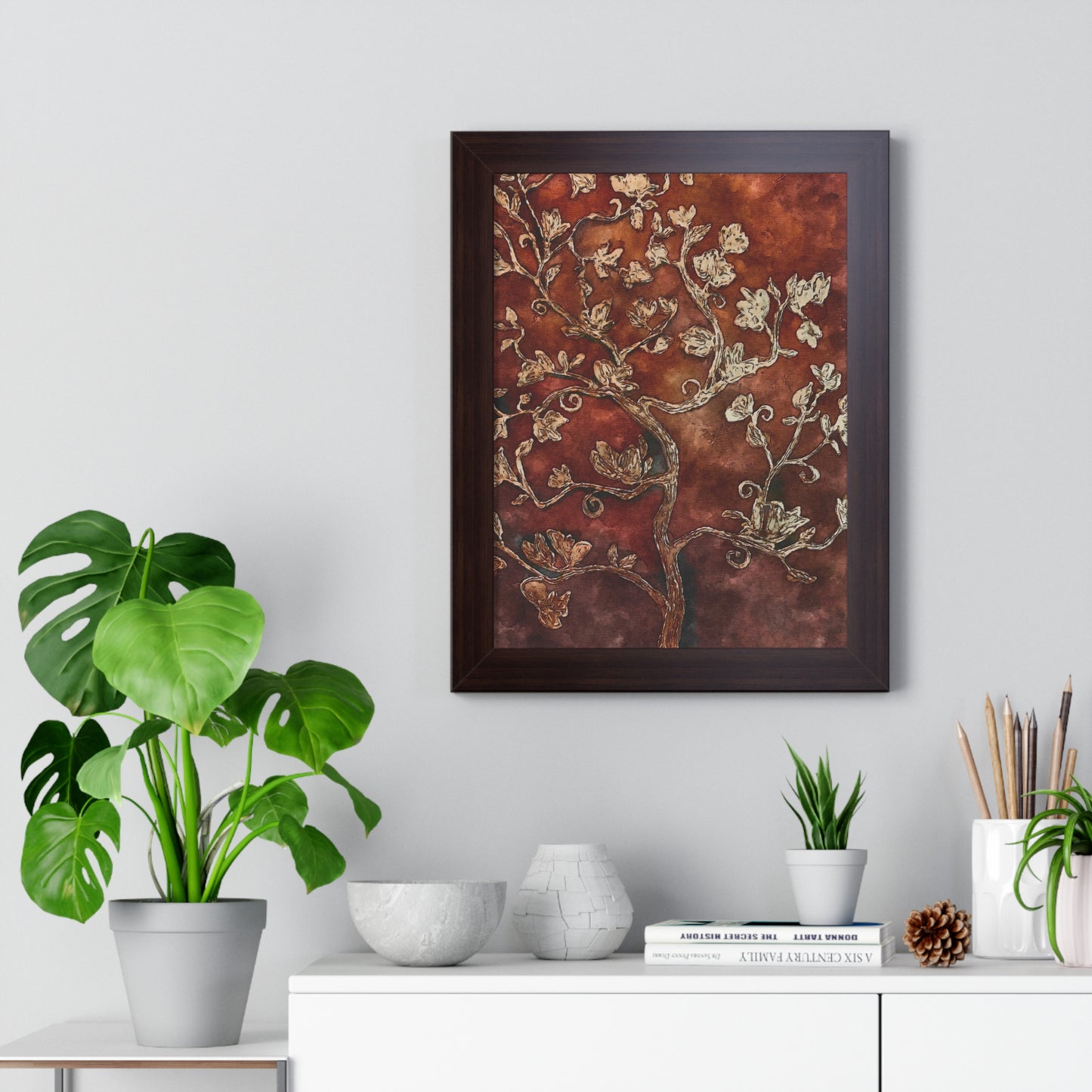 Framed Vertical Poster, Tree of Life, FrediFreds Home Collection