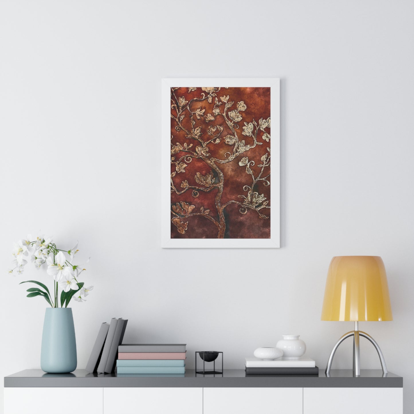 Framed Vertical Poster, Tree of Life, FrediFreds Home Collection