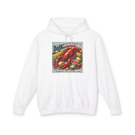 Crawfish Themed Hoodie Sweatshirt, Bayou Life Collection, Louisiana Boil Apparel, Gift for Foodie, Cute Southern Outerwear, Cajun Crawfish