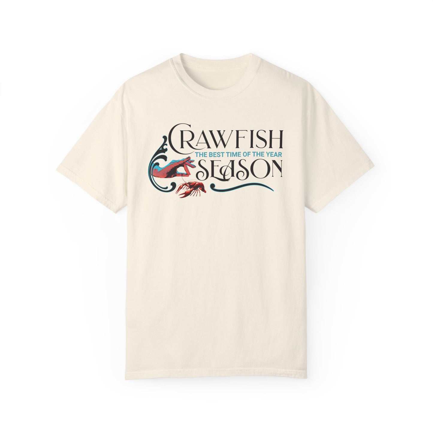 Unisex Garment-Dyed T-shirt, Crawfish Season Collection