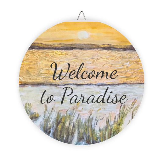 Wood Signs, Paradise at Navarre, Beachwalker Club Collection