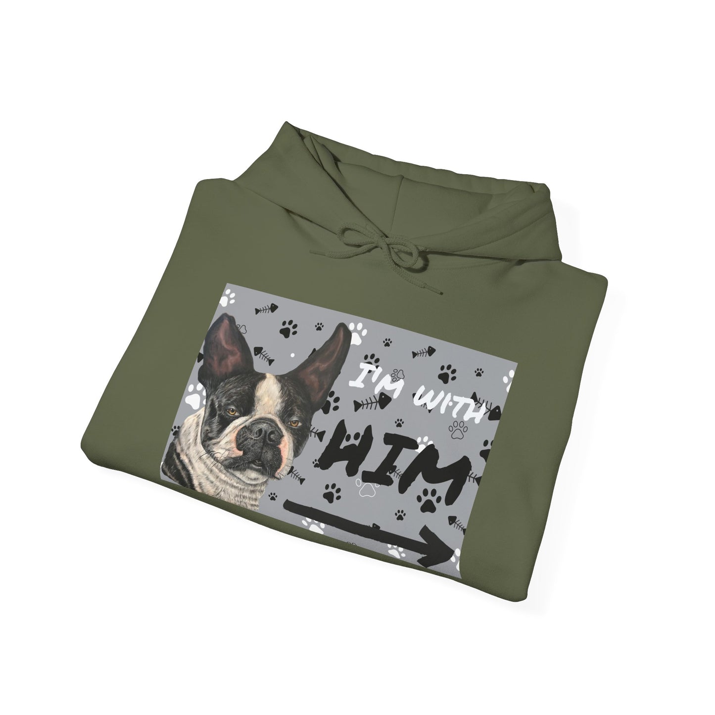 Unisex Heavy Blend™  Friendship Hooded Sweatshirt,   I'm Vibing with Them, Max Loves Pookie Collection