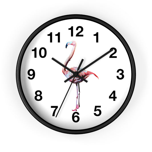 Wall Clock, Flamingo, Beachwalker Club Collection