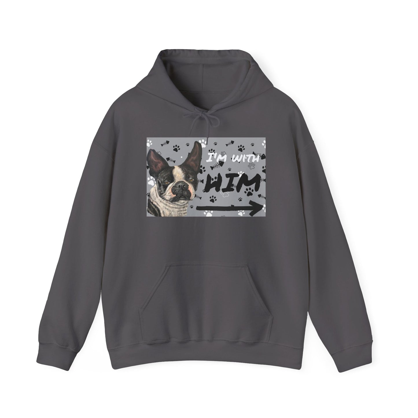 Unisex Heavy Blend™  Friendship Hooded Sweatshirt,   I'm Vibing with Them, Max Loves Pookie Collection