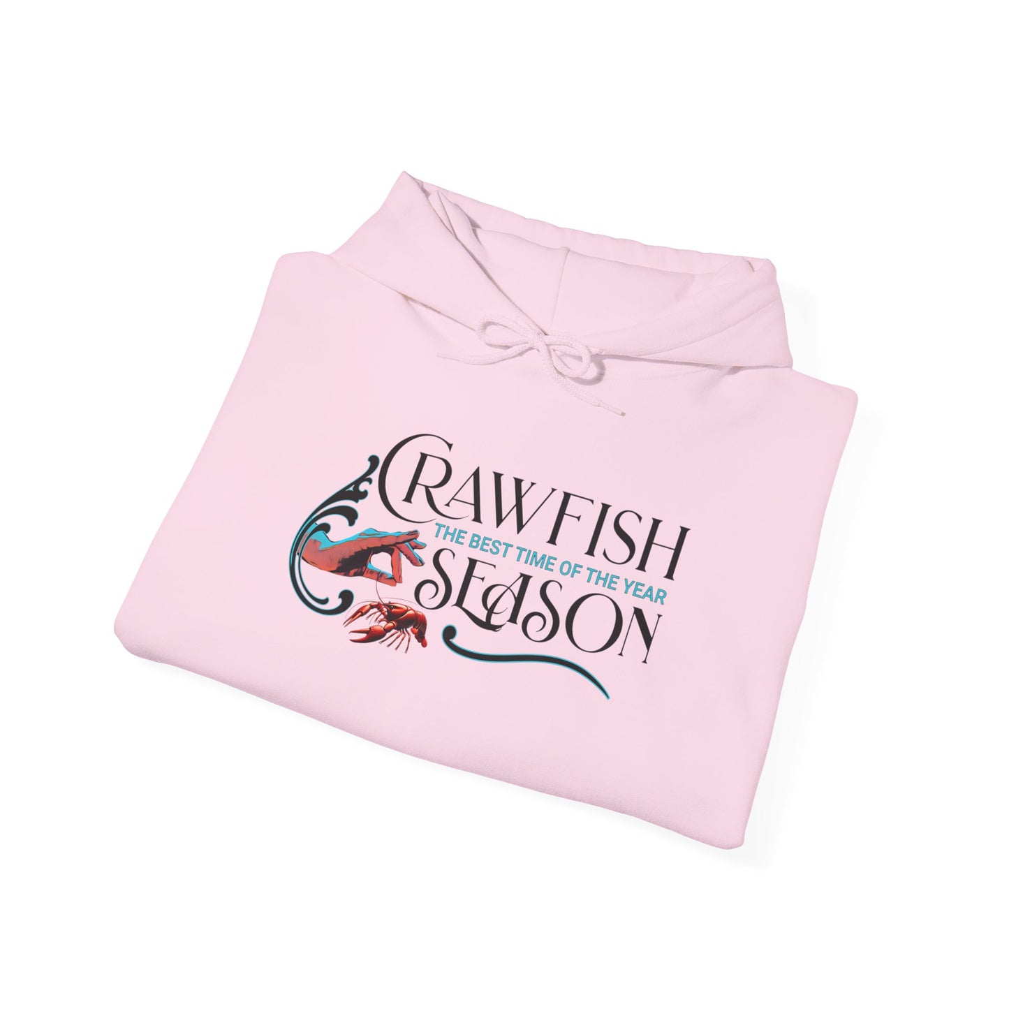 Unisex Heavy Blend™ Hooded Sweatshirt, Crawfish Season, Life on the Bayou Sweatshirt