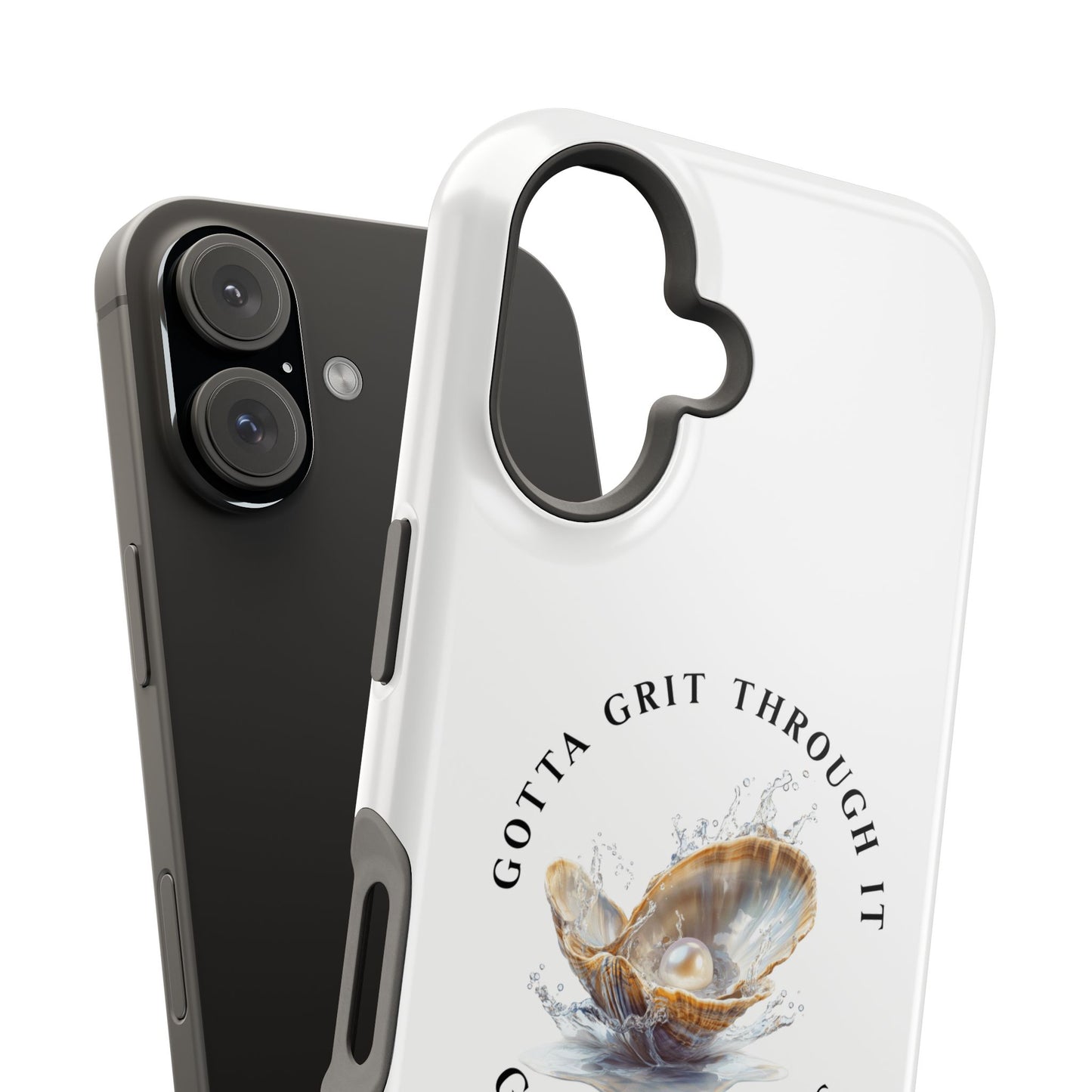 Magnetic Tough Cases for Cell Phone, "Grit Prevails", Gotta Grit Through It