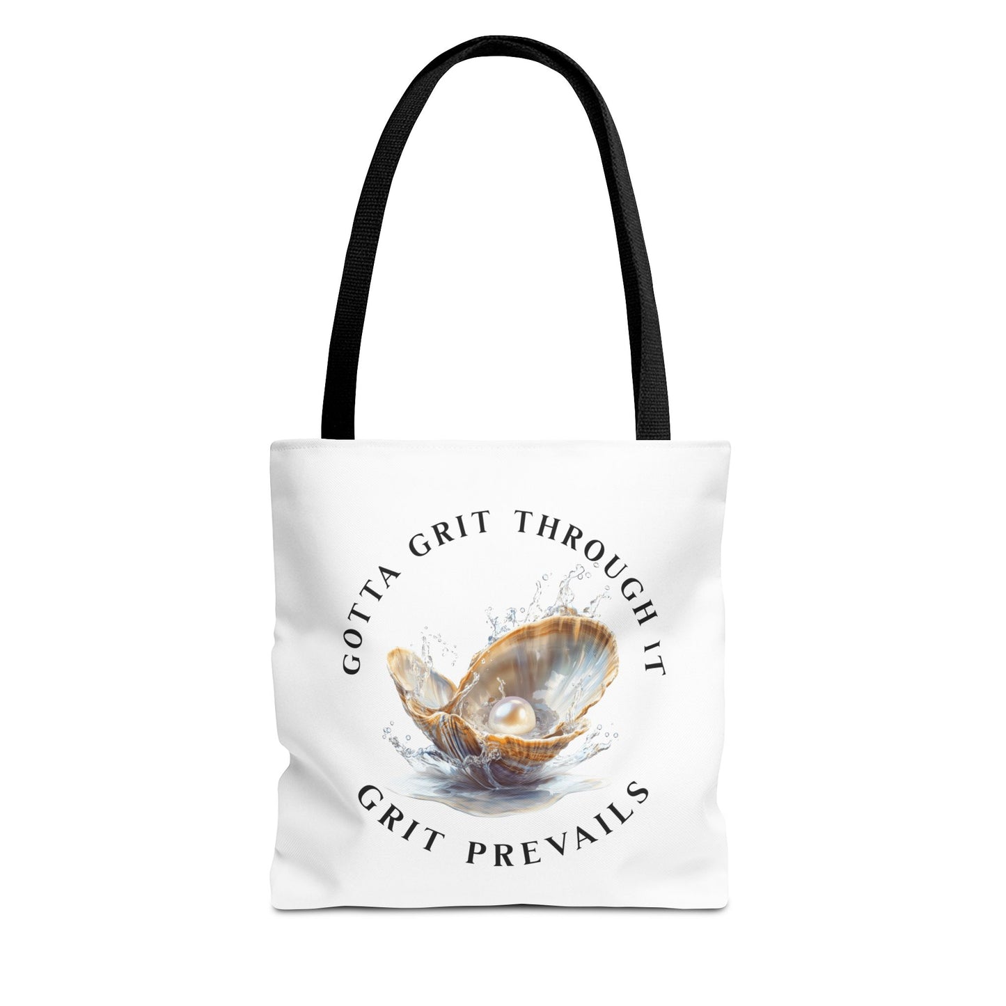 Tote Bag (AOP) "Gotta Grit Through It"