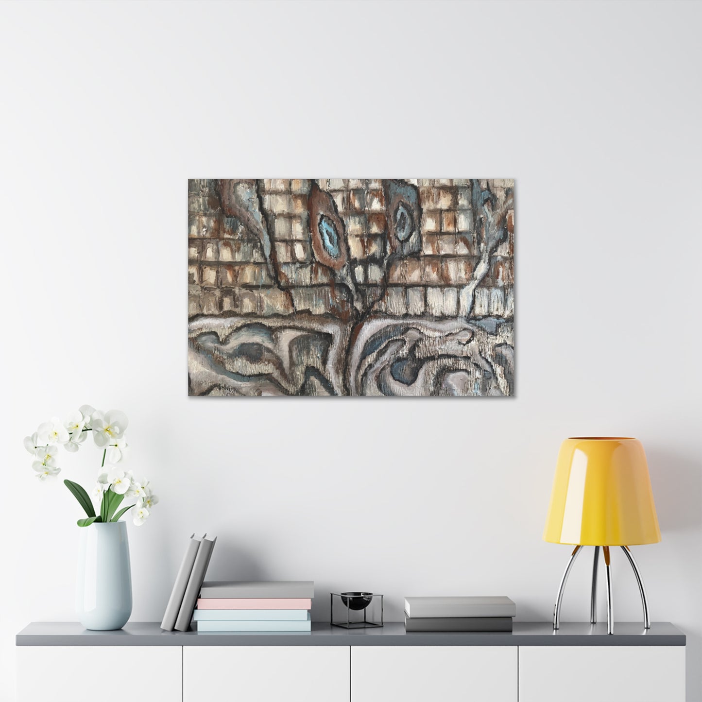 Canvas Gallery Wraps, Oyster Shells Abstract, FrediFreds Home Collection