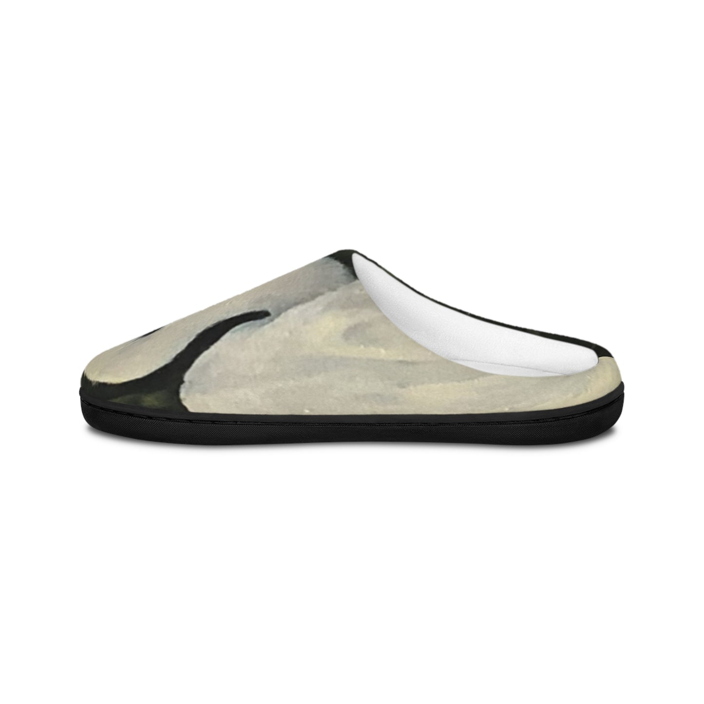 Men's Indoor Slippers, Whimsical Egret, Life on the Bayou Collection