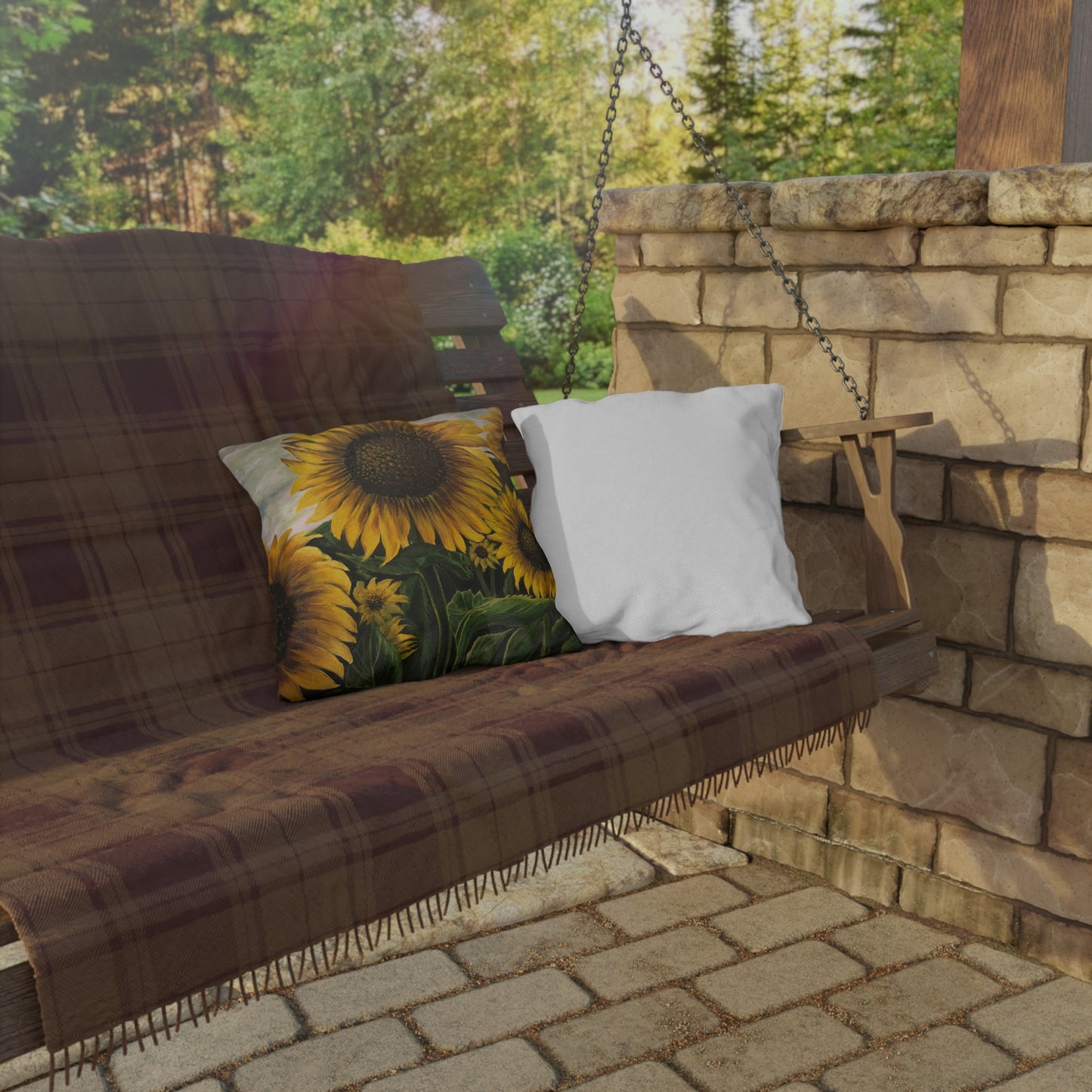 Outdoor Pillows, Sunflowers