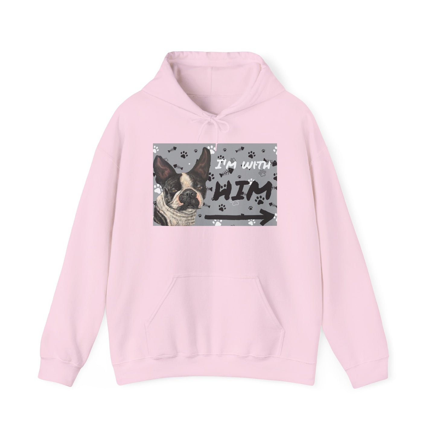 Unisex Heavy Blend™  Friendship Hooded Sweatshirt,   I'm Vibing with Them, Max Loves Pookie Collection