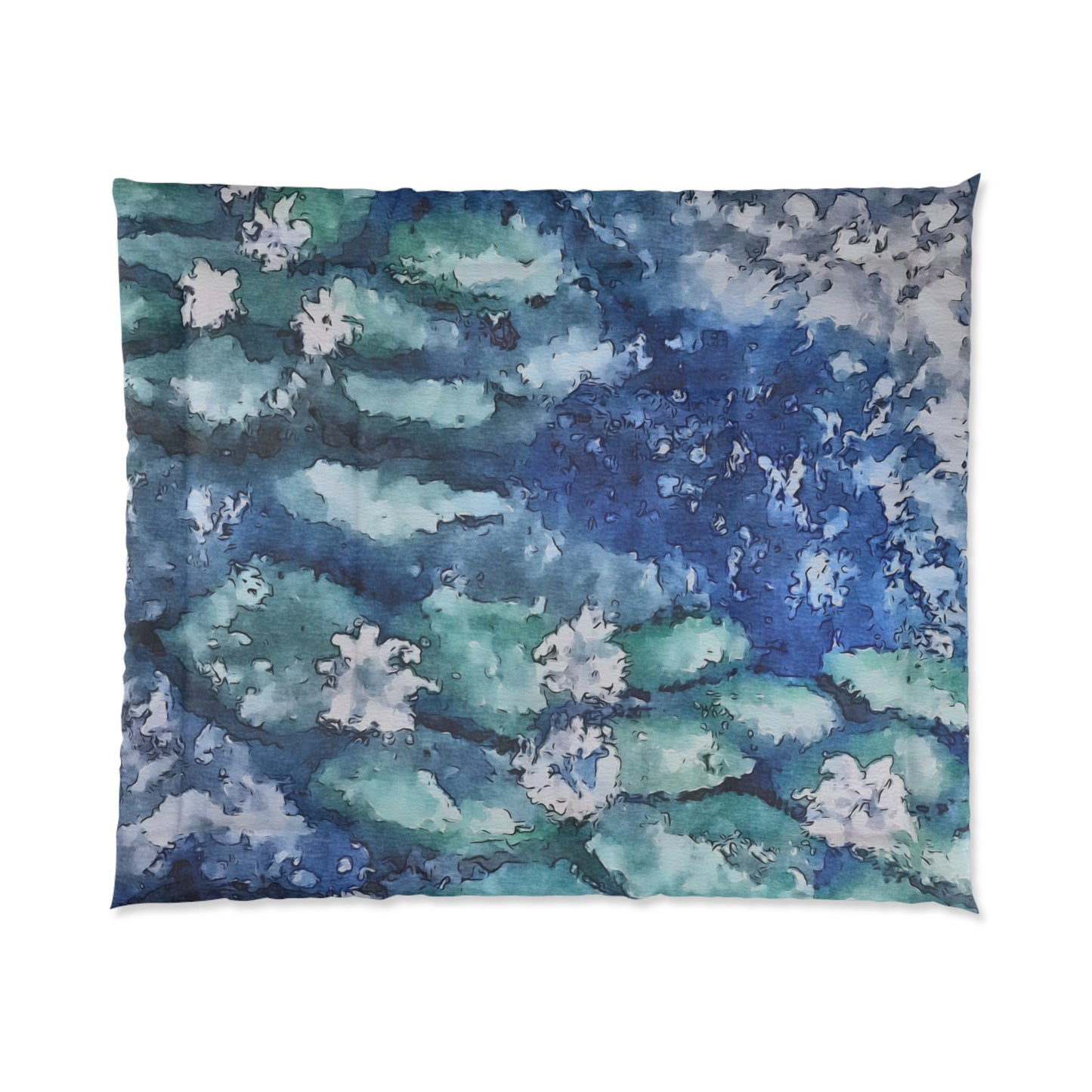 Comforter, Water Lilies, FrediFreds Home Collection