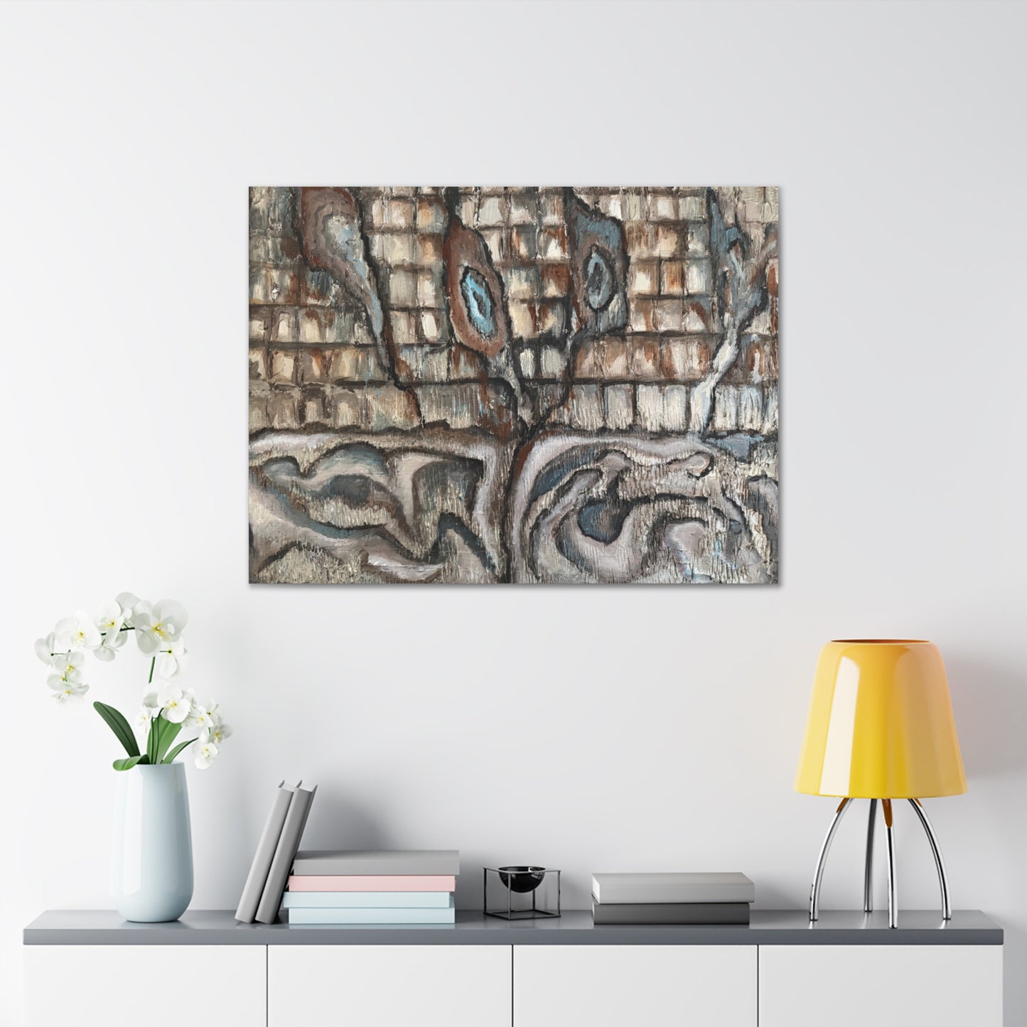 Canvas Gallery Wraps, Oyster Shells Abstract, FrediFreds Home Collection