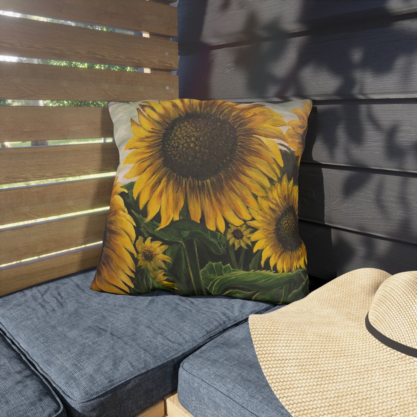 Outdoor Pillows, Sunflowers