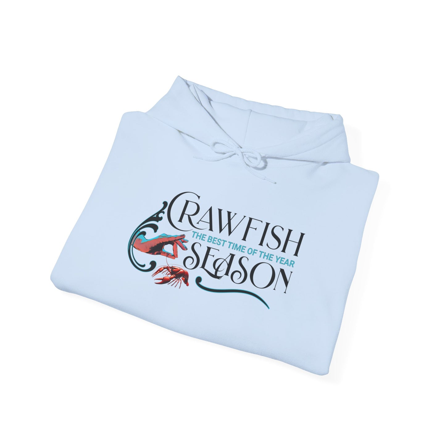 Unisex Heavy Blend™ Hooded Sweatshirt, Crawfish Season, Life on the Bayou Sweatshirt