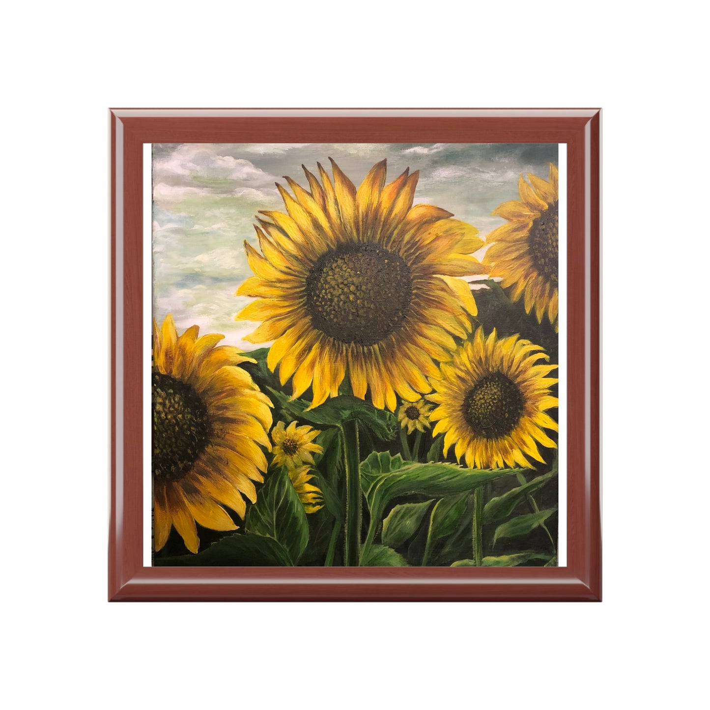 Jewelry Box, Sunflowers